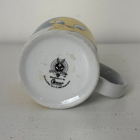 Looney Tunes Tweety Bird 2002 Warner Bros Ceramic Coffee Mug Collectible Gift - Picture 4 of 5